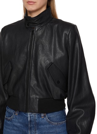  - FRAME - The Leather Harrington Bomber Jacket