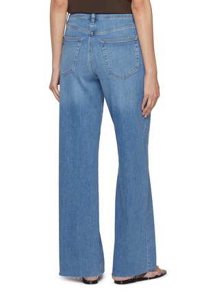 Back View - Click To Enlarge - FRAME - Le Slim Palazzo Denim Jeans