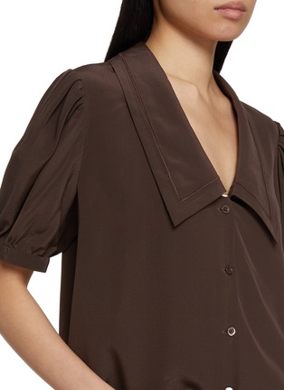  - FRAME - The Sailor Silk Blouse