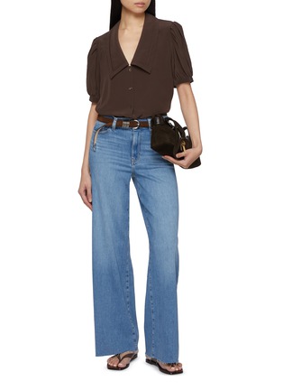Figure View - Click To Enlarge - FRAME - The Sailor Silk Blouse