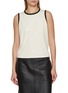 Main View - Click To Enlarge - FRAME - The Ringer Cotton Tank Top