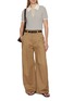 Figure View - Click To Enlarge - FRAME - The Keyhole Striped Knit Polo Shirt