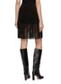 Back View - Click To Enlarge - FRAME - The Saddle Suede Leather Skirt