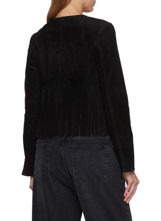 Back View - Click To Enlarge - FRAME - The Saddle Suede Leather Jacket