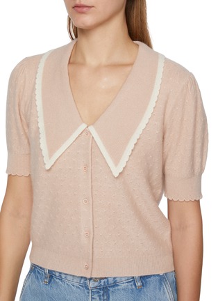  - FRAME - The Cashmere Short Sleeve Sailor Cardigan