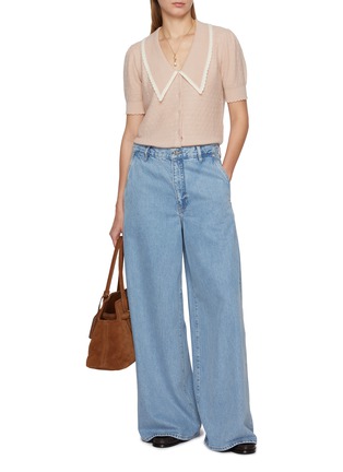 Figure View - Click To Enlarge - FRAME - The Cashmere Short Sleeve Sailor Cardigan