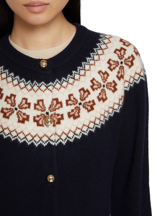  - FRAME - The Cashmere Fairisle Knit Cardigan
