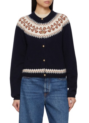 Main View - Click To Enlarge - FRAME - The Cashmere Fairisle Knit Cardigan