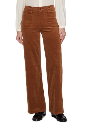 Main View - Click To Enlarge - FRAME - Le Slim Palazzo Modernist Corduroy Pants