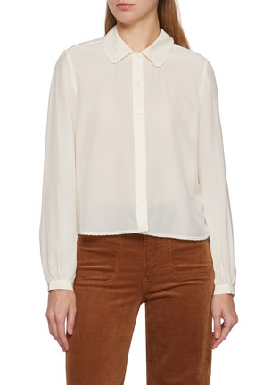 Main View - Click To Enlarge - FRAME - The Silk Prim Blouse