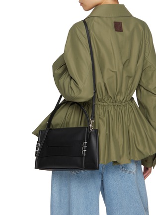 Front View - Click To Enlarge - JW ANDERSON - Loafer Leather Shoulder Bag