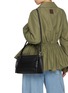 Front View - Click To Enlarge - JW ANDERSON - Loafer Leather Shoulder Bag