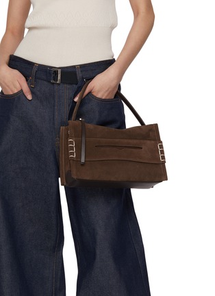 Figure View - Click To Enlarge - JW ANDERSON - Small Loafer Suede Bag