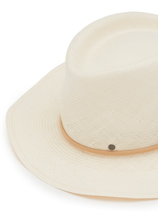 Detail View - Click To Enlarge - MAISON MICHEL - Andre Natural Straw Fedora Hat