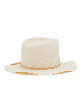 Figure View - Click To Enlarge - MAISON MICHEL - Andre Natural Straw Fedora Hat