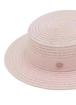 Detail View - Click To Enlarge - MAISON MICHEL - Kiki Straw Boater Hat