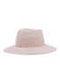 Figure View - Click To Enlarge - MAISON MICHEL - Virginie Ribbon Straw Fedora Hat