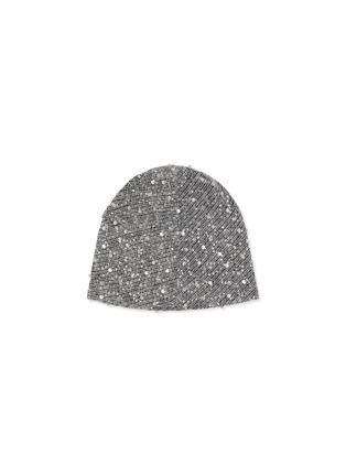 Figure View - Click To Enlarge - MAISON MICHEL - Jude Knitted Paillette Wool Blend Beanie