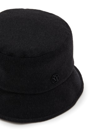 Detail View - Click To Enlarge - MAISON MICHEL - Axel Cashmere Bucket Hat