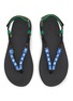 Detail View - Click To Enlarge - ANCIENT GREEK SANDALS - Zoi Embellished Flip Flops