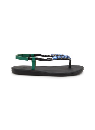 Main View - Click To Enlarge - ANCIENT GREEK SANDALS - Zoi Embellished Flip Flops