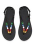 Detail View - Click To Enlarge - ANCIENT GREEK SANDALS - Zoi Embellished Flip Flops
