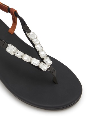 Detail View - Click To Enlarge - ANCIENT GREEK SANDALS - Zoi Embellished Flip Flops