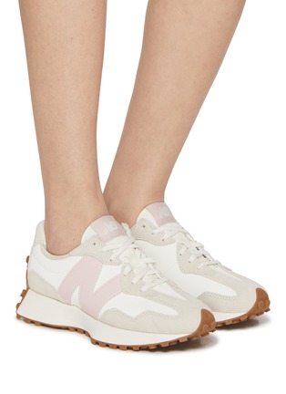 Figure View - Click To Enlarge - NEW BALANCE - 327 Low Top Leather Women's Sneakers