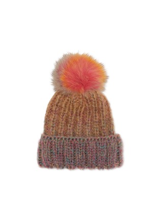 Main View - Click To Enlarge - CA4LA - Multi4 Folded Mohair Blend Beanie