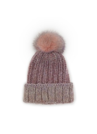 Main View - Click To Enlarge - CA4LA - Multi4 Folded Mohair Blend Beanie