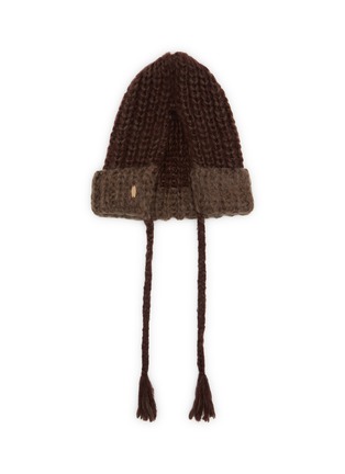 Main View - Click To Enlarge - CA4LA - Zita 2 Hooded Mohair Wool Blend Beanie