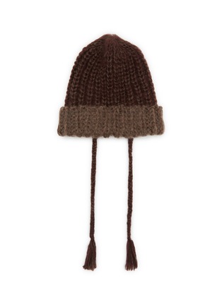 Figure View - Click To Enlarge - CA4LA - Zita 2 Hooded Mohair Wool Blend Beanie