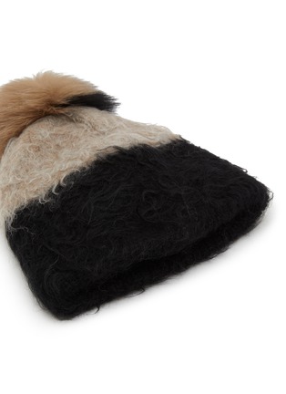 Detail View - Click To Enlarge - CA4LA - BBA Bicolor Mohair Wool Blend Beanie