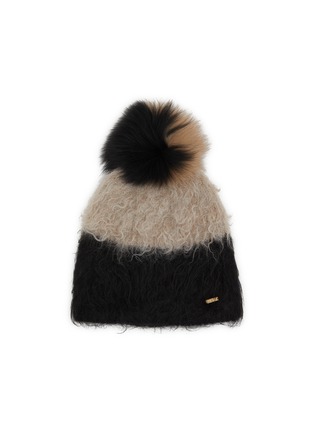 Main View - Click To Enlarge - CA4LA - BBA Bicolor Mohair Wool Blend Beanie