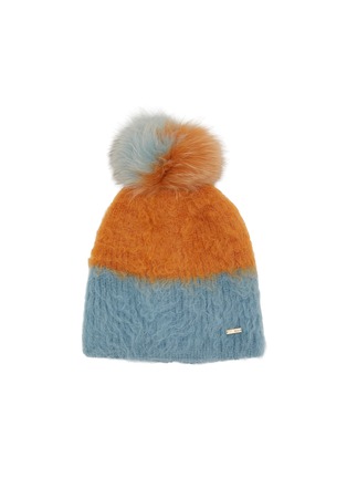 Main View - Click To Enlarge - CA4LA - BBA Bicolor Mohair Wool Blend Beanie