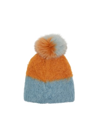 Figure View - Click To Enlarge - CA4LA - BBA Bicolor Mohair Wool Blend Beanie