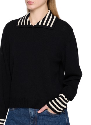  - FRAME - The Sailor Striped Knit Sweater