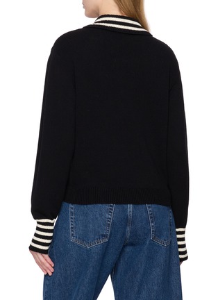 Back View - Click To Enlarge - FRAME - The Sailor Striped Knit Sweater