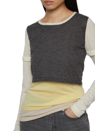  - CUDDLEUP - Double Layer Long Sleeve Top