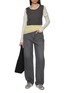 Figure View - Click To Enlarge - CUDDLEUP - Double Layer Long Sleeve Top