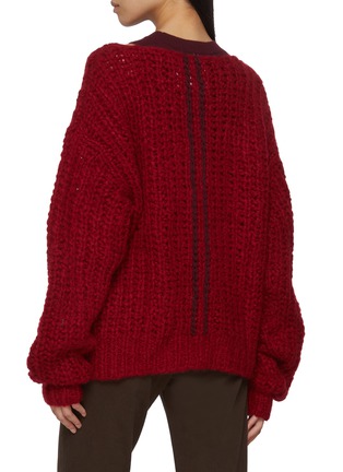 Back View - Click To Enlarge - CUDDLEUP - Hand Knit Sweater Set