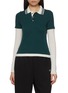 Main View - Click To Enlarge - CUDDLEUP - Long Sleeve Polo Shirt