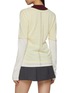 Back View - Click To Enlarge - CUDDLEUP - V-Neck Layered T-Shirt