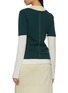 Back View - Click To Enlarge - CUDDLEUP - V-Neck Layered T-Shirt
