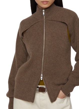  - CUDDLEUP - Cape Sleeve Zip Up Jacket
