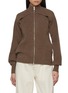 Main View - Click To Enlarge - CUDDLEUP - Cape Sleeve Zip Up Jacket
