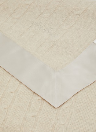 Detail View - Click To Enlarge - SILKY MIRACLE - Silk Wool Blanket
