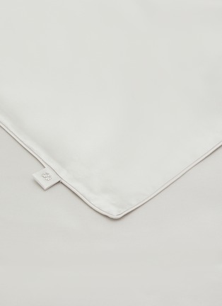 Detail View - Click To Enlarge - SILKY MIRACLE - The One King Size Silk Bed Set — Moonlight Grey