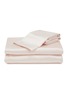 Main View - Click To Enlarge - SILKY MIRACLE - The One King Size Silk Bed Set — Pale Pink