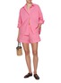 Figure View - Click To Enlarge - LMND - Chiara Long Sleeve Cotton Shirt